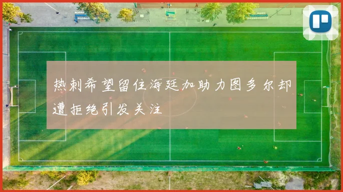 热刺希望留住海廷加助力图多尔却遭拒绝引发关注